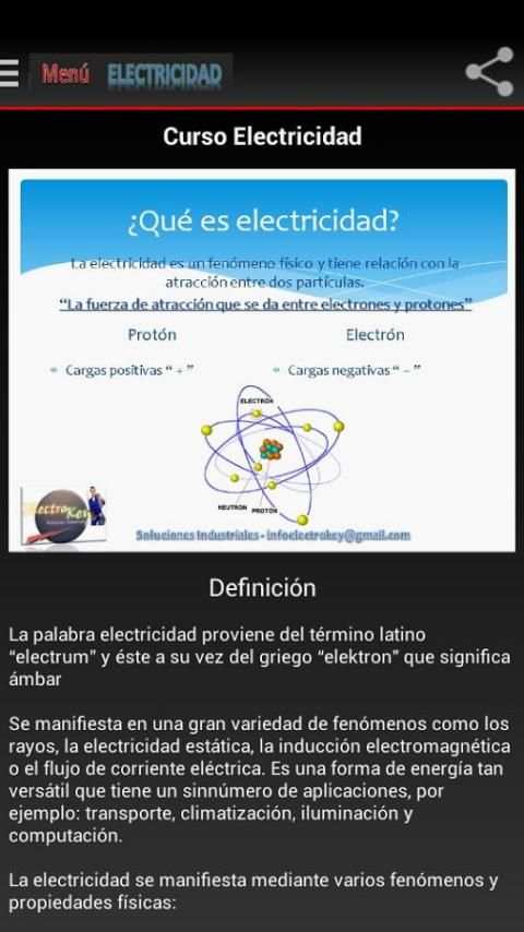 Curso de Electricidad 2 تصوير الشاشة