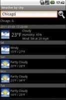Weather by city screenshot 2