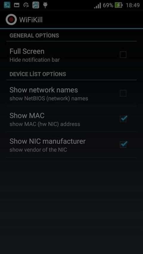 WifiKill screenshot 2