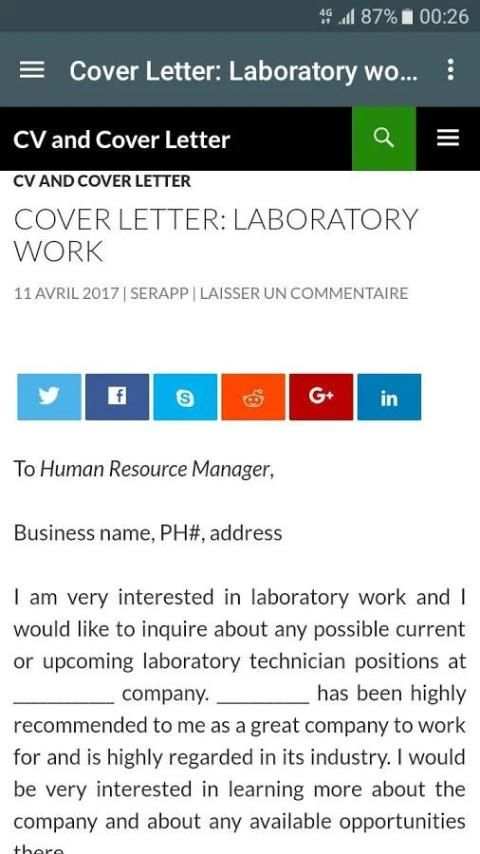 CV and Cover Letter screenshot 6