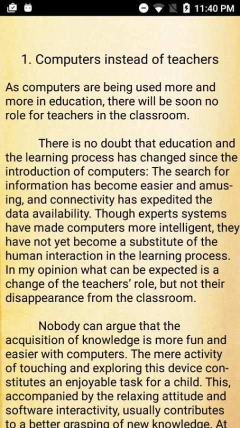 English Essays II 3 تصوير الشاشة