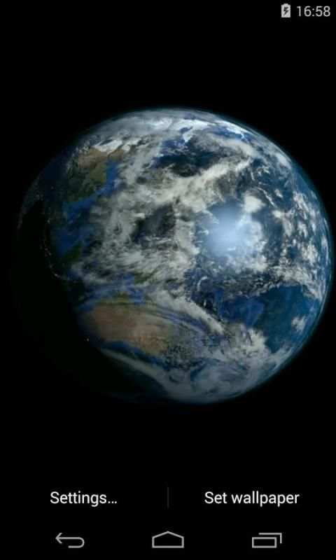 Earth Video Live Wallpaper screenshot 4