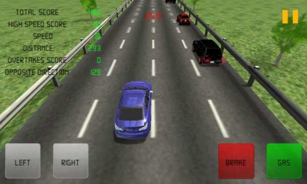 3D Traffic Racer скриншот 1