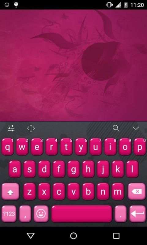 Emoji Keyboard+ Red Love Theme скриншот 5