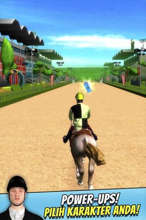 3D Pacuan Kuda dengan Hambatan screenshot 13