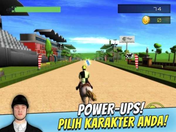 3D Pacuan Kuda dengan Hambatan screenshot 8