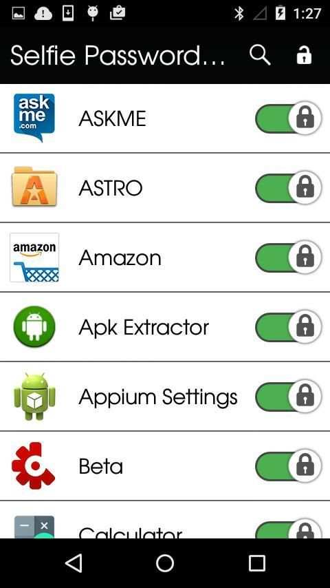 Selfie Password Lock स्क्रीनशॉट 6