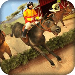 Horse Riding Jumping Race Free icon