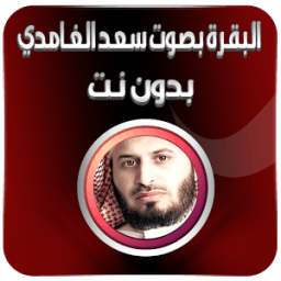 البقرة بصوت الغامدي بدون نت icon