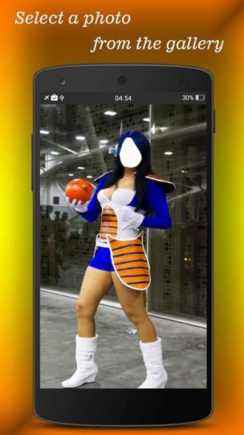 Super Saiyan Costplay Maker скриншот 1