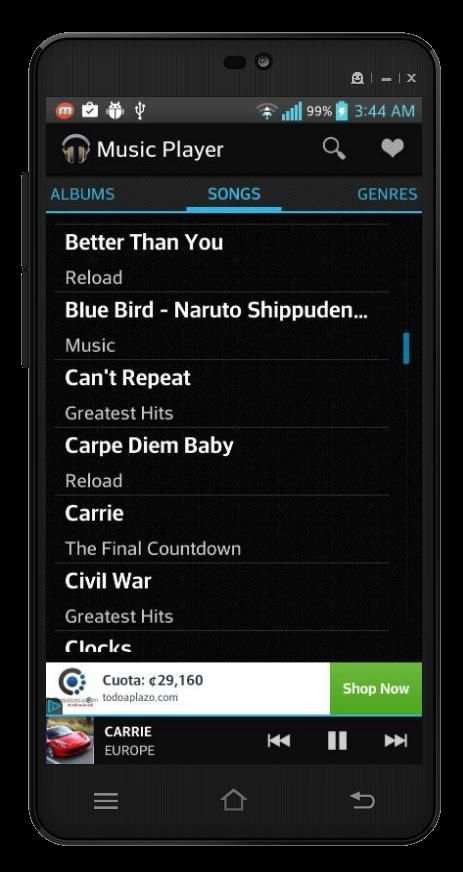 Music Player Next screenshot 3