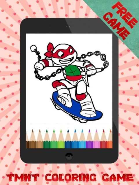 * Coloring for Turtles Ninja screenshot 1