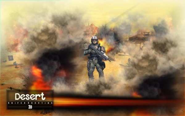 Desert Sniper Shooting: 3D screenshot 4