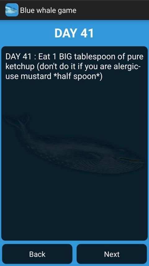 Blue Whale Permainan screenshot 1