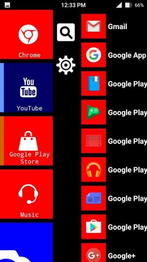 X Launcher Metro Look-Themes स्क्रीनशॉट 2