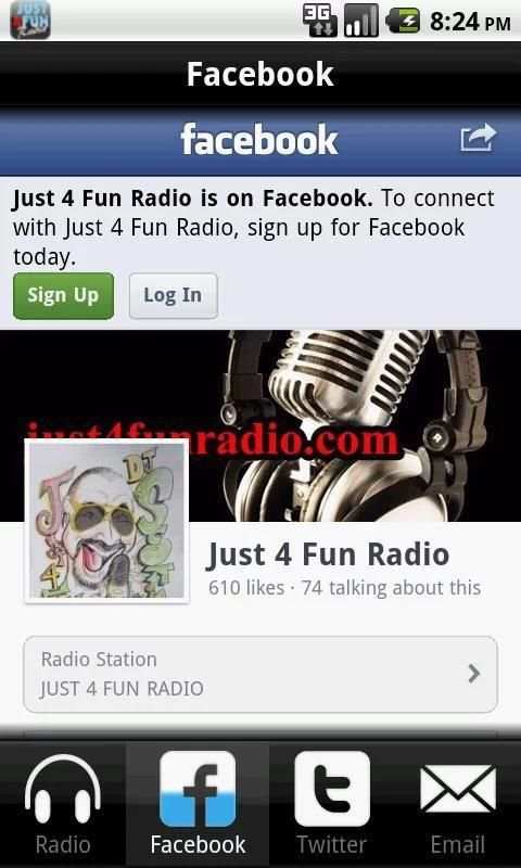 Just 4 Fun Radio 3 تصوير الشاشة