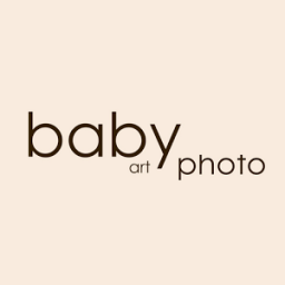 Baby art photo icon