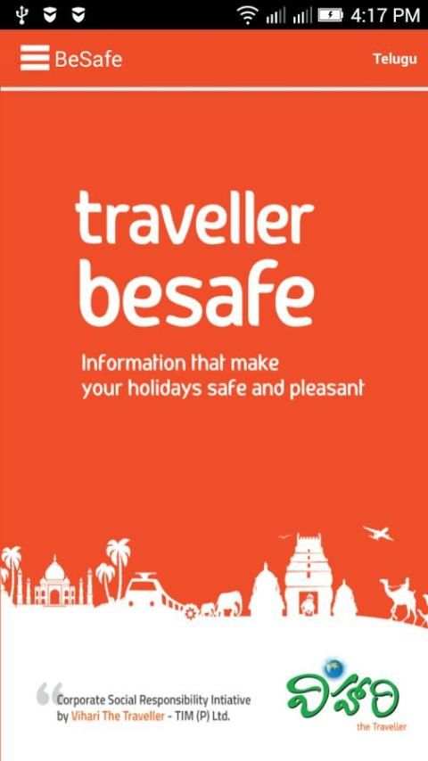 Traveller Besafe स्क्रीनशॉट 2