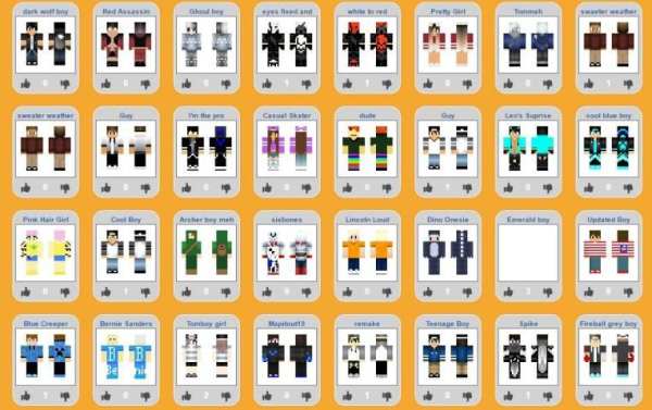 Top Boys Skins for Minecraft screenshot 1