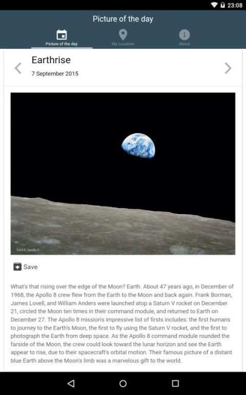 Pictures from Nasa screenshot 6