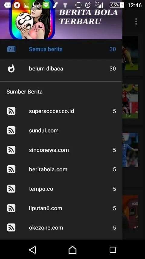 berita bola terbaru screenshot 1