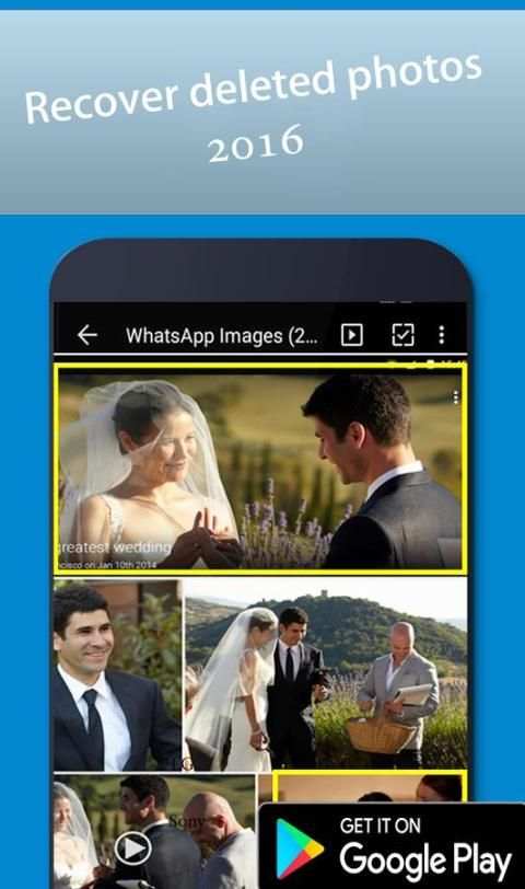 Recover Dihapus Foto 2016 screenshot 1