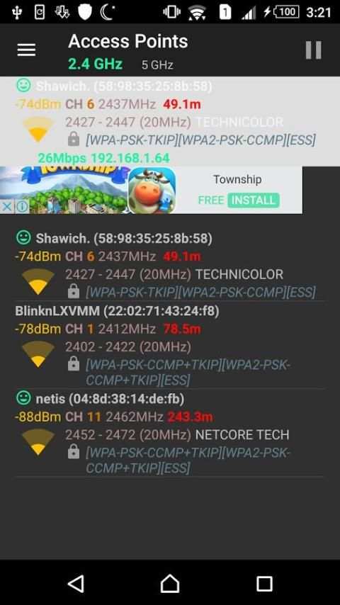 Analyzer WiFi screenshot 4
