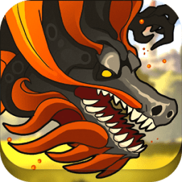Asian Black Dragon Sim 3D أيقونة