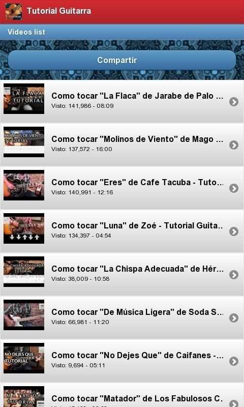 Tutorial Guitarra screenshot 3