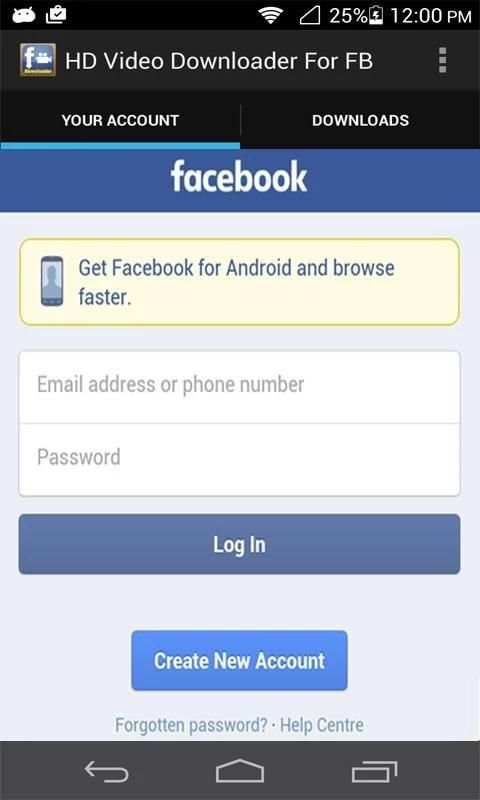HD Facebook Video Downloader 4 تصوير الشاشة