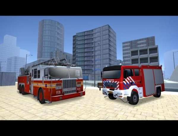 Fire Truck Simulator 2016 स्क्रीनशॉट 1