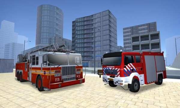 Fire Truck Simulator 2016 स्क्रीनशॉट 9