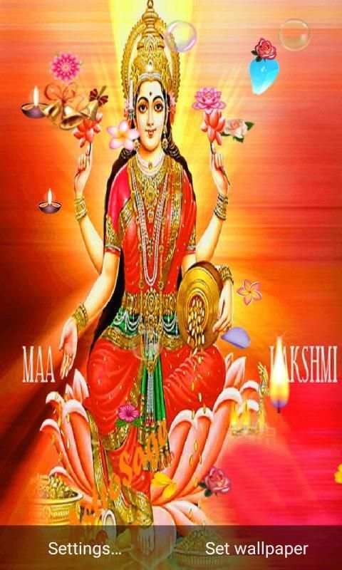 Lakshmi Maa Live Wallpaper स्क्रीनशॉट 2
