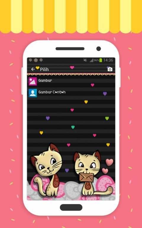 Tema Kucing Imut screenshot 2