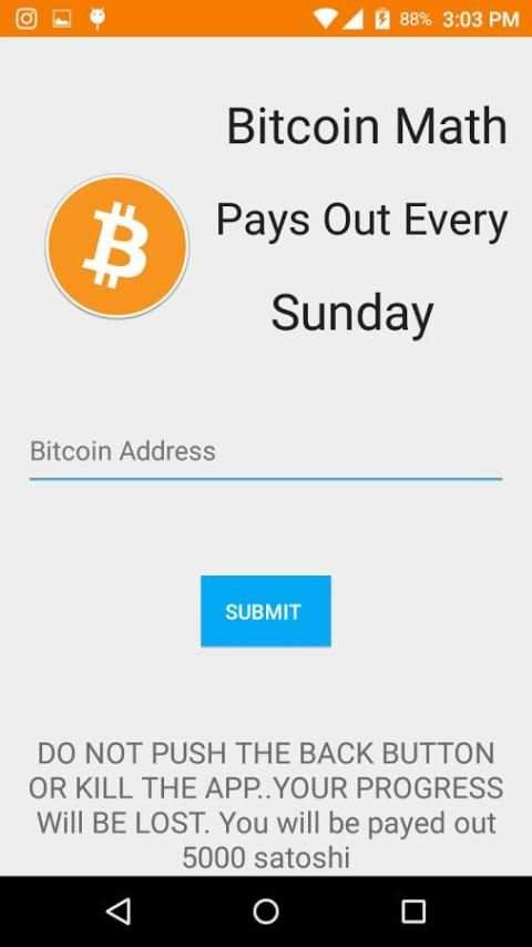 Bitcoin Math - Free Bitcoin! screenshot 3