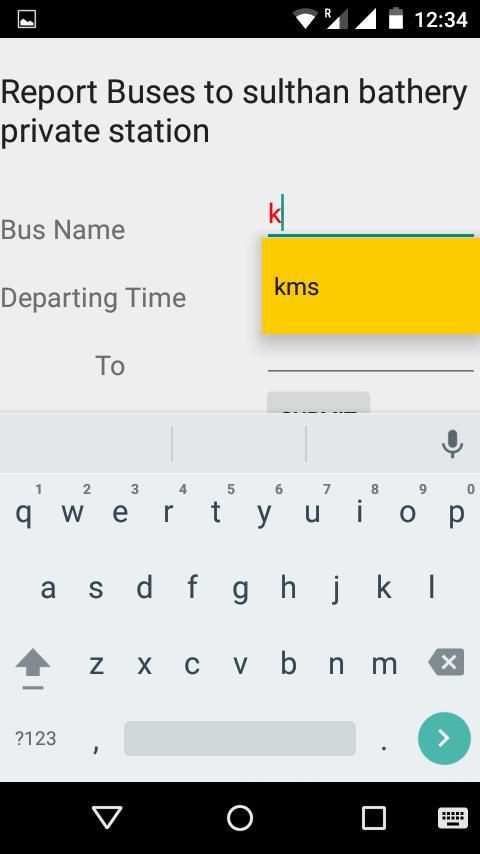 Wikibus Kerala Bus Time (Beta) 11 تصوير الشاشة