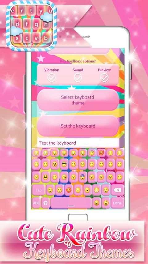 Lucu pelangi tema screenshot 1