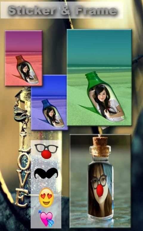 Bottle Photo Frame screenshot 2
