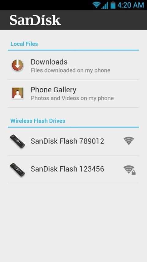 SanDisk Wireless Flash Drive स्क्रीनशॉट 15