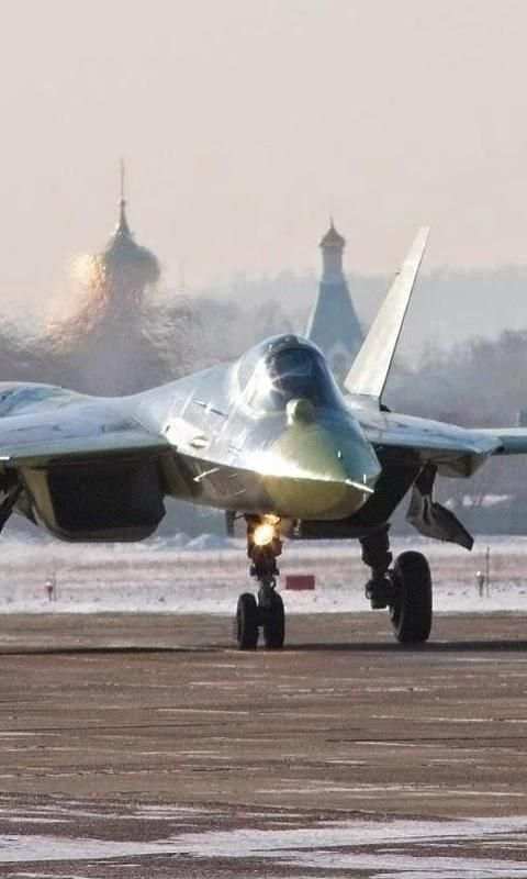Wallpaper Sukhoi T50 screenshot 2