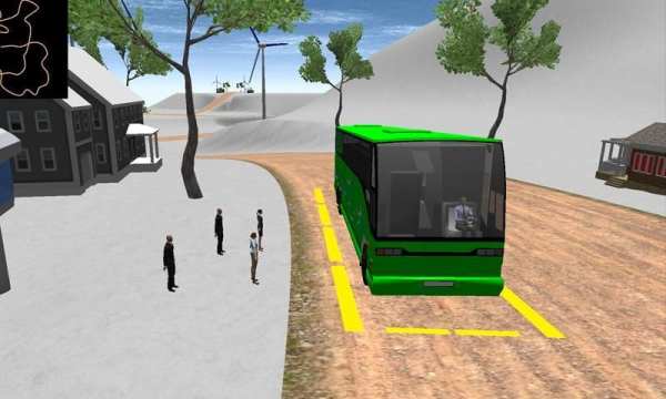 bus umum tugas sopir 3D screenshot 3