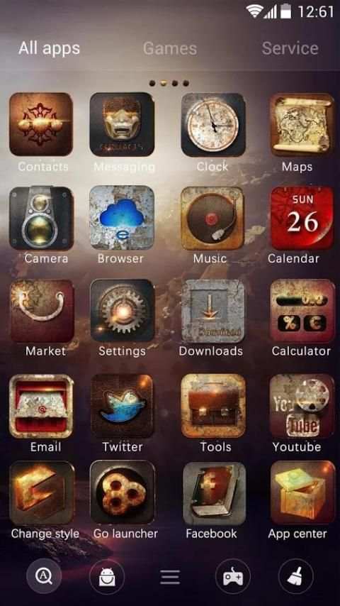 Old Castle Go Launcher Theme screenshot 4