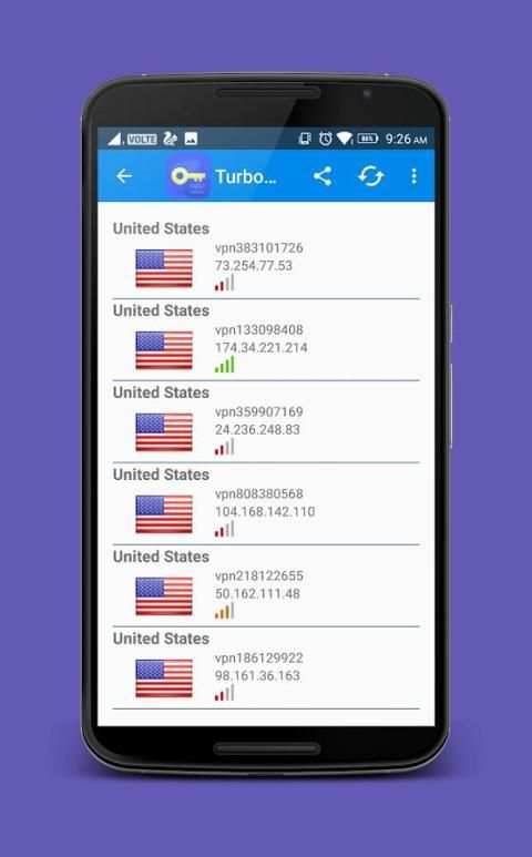 Turbo VPN - Free unblock proxy скриншот 2