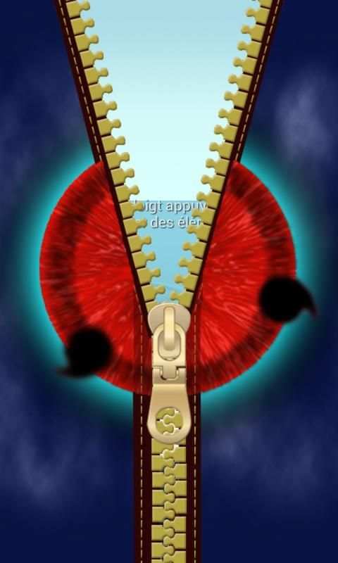 Zipper Lock Screen Sharingan 2 تصوير الشاشة