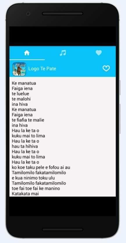 Music & Lyrics for Moana OST 2 تصوير الشاشة