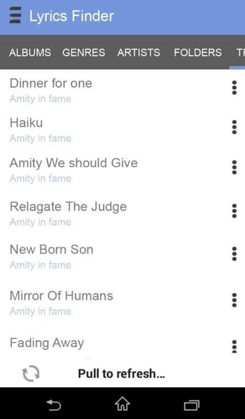 MusicLyrics Pro screenshot 4