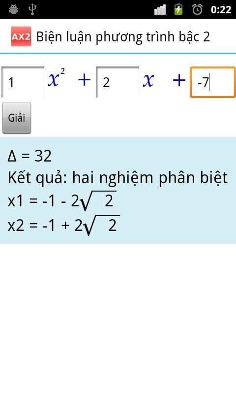 Quadratic Equation AX2 screenshot 7