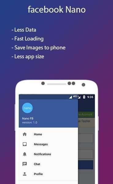 Nano for Facebook (save video) screenshot 3