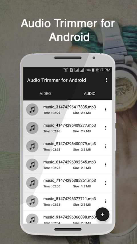 Music Trimmer for Android स्क्रीनशॉट 1