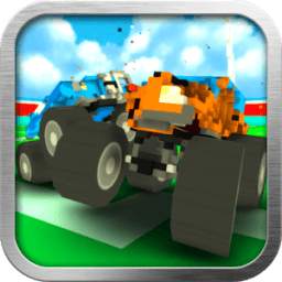 Blocky Monster Truck Smash